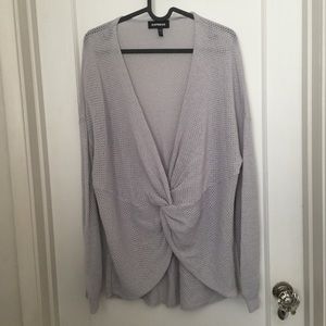 Express Twist Front Sweater XL